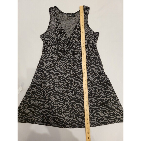 Sleepwear Dress Nightgown Womens Medium Animal Print Lightweight Semi Sheer - Picture 7 of 10